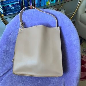 Beige shoulder bag, francescas.